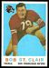 1959 Topps Bob St. Clair football card