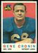 1959 Topps Gene Cronin football card