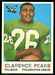 1959 Topps Clarence Peaks football card