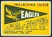 1959 Topps Eagles Pennant football card