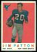 1959 Topps football card #87: Jim Patton
