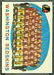 1959 Topps football card #91: Redskins Team
