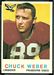 1959 Topps football card #94: Chuck Weber