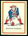 1960 Fleer AFL Team Decals Patriots Logo football card