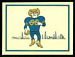 1960 Fleer AFL Team Decals Oilers Logo football card