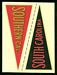 1960 Fleer College Pennant Decals South Carolina - USC football card