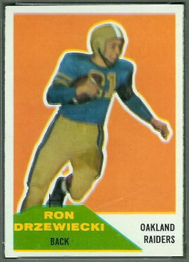 Ron Drzewiecki 1960 Fleer football card