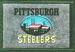 1960 Topps Metallic Stickers football card #10: Pittsburgh Steelers