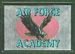1960 Topps Metallic Stickers Air Force Academy football card