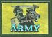 1960 Topps Metallic Stickers Army Cadets football card