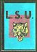 1960 Topps Metallic Stickers football card #19: LSU Tigers
