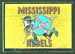 1960 Topps Metallic Stickers Mississippi Rebels football card