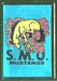 1960 Topps Metallic Stickers football card #25: SMU Mustangs