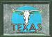1960 Topps Metallic Stickers football card #29: Texas Longhorns