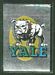 1960 Topps Metallic Stickers Yale Bulldogs football card