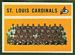 1960 Topps football card #112: Cardinals Team