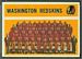 1960 Topps Redskins Team football card