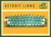 1960 Topps football card #50: Lions Team