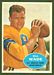 Bill Wade - 1960 Topps football card #61 - click to see large image Bill Wade - 1960 Topps football card #61