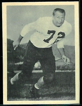 Eldon Danenhauer 1961 Fleer Wallet Pictures football card