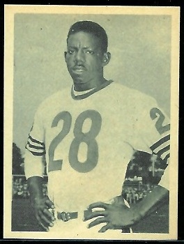 Willie Galimore 1961 Fleer Wallet Pictures football card