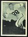 1961 Fleer Wallet Pictures football card #18: Chris Burford