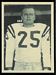 1961 Fleer Wallet Pictures Dave Baker football card