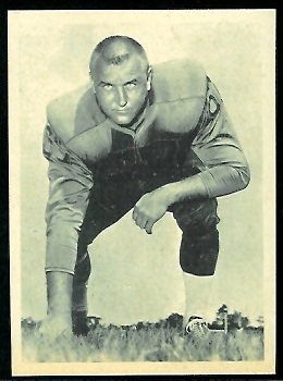 Bob Mischak 1961 Fleer Wallet Pictures football card