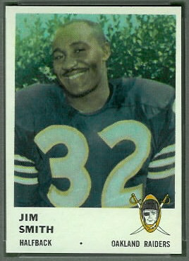 Jim Smith 1961 Fleer football card