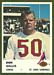 1961 Fleer football card #25: Don Gillis