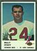 1961 Fleer Bill Stacy football card