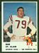 1961 Fleer Bob St. Clair football card