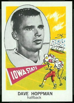 Dave Hoppman 1961 Nu-Card football card