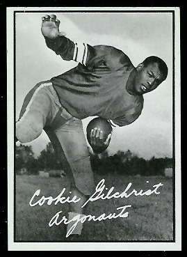 Cookie Gilchrist 1961 Topps CFL football card