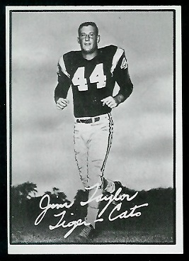 Jim Taylor 1961 Topps CFL football card