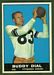 1961 Topps Buddy Dial football card