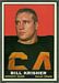 1961 Topps Bill Krisher football card
