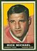 1961 Topps Rich Michael football card