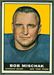 1961 Topps football card #153: Bob Mischak