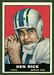 1961 Topps Ken Rice football card