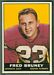1961 Topps football card #177: Fred Bruney
