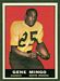 1961 Topps Gene Mingo football card
