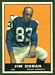 1961 Topps football card #23: Jim Doran