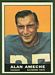1961 Topps Alan Ameche football card