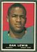 1961 Topps football card #30: Dan Lewis