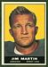 1961 Topps football card #34: Jim Martin