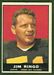 1961 Topps football card #44: Jim Ringo