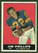 1961 Topps Jim Phillips football card