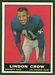 1961 Topps Lindon Crow football card