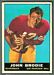 1961 Topps John Brodie football card